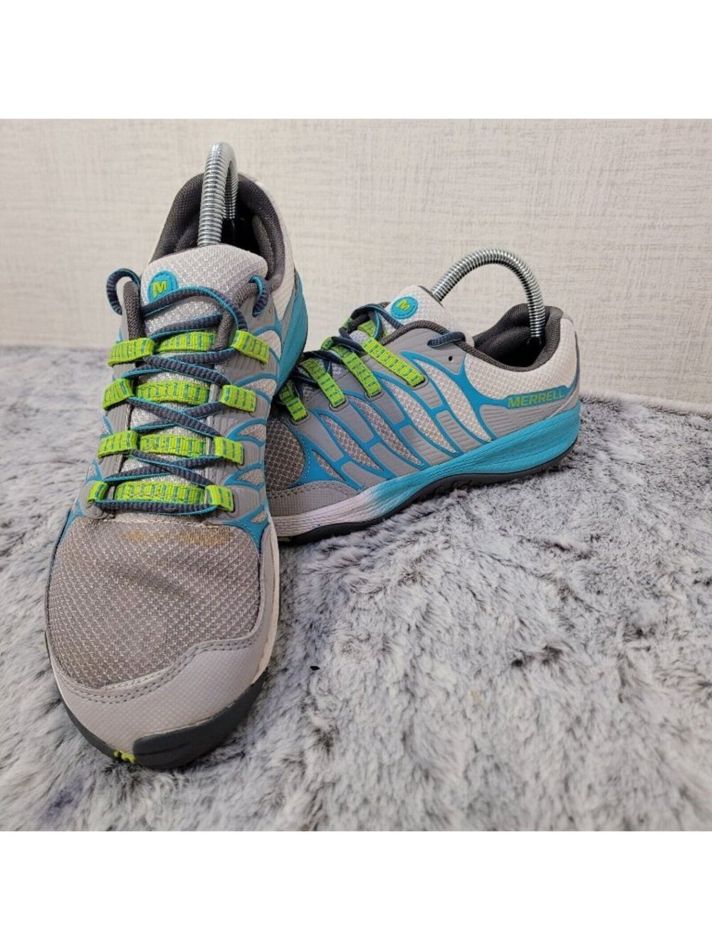 Merrell Sneakers Womens 10 All Out Fuse Gray Hiking Shoes J06324 Walking Outdoor